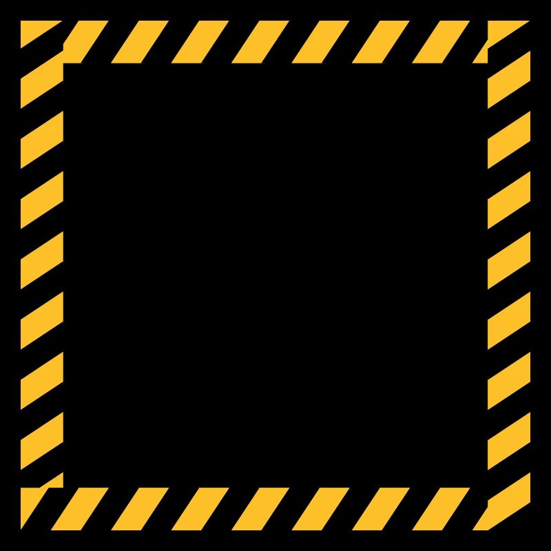 Rahmen Schild Absperrband