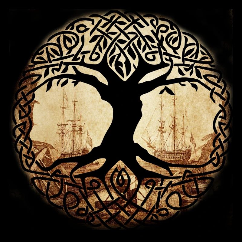 Celtic Kreuz Lebensbaum Baum des Lebens keltisch