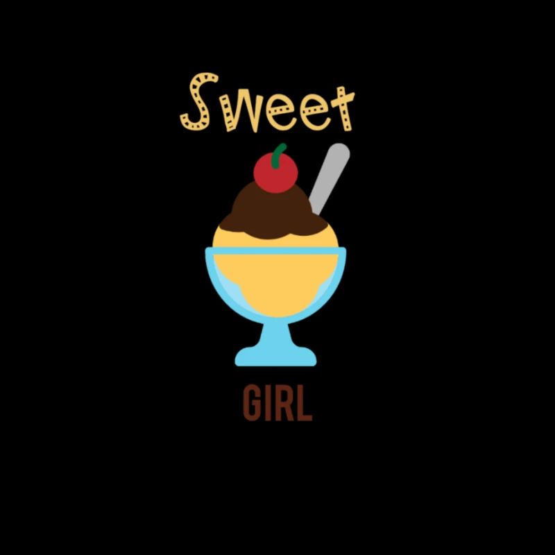 Tasse Eis "süßes Mädchen"