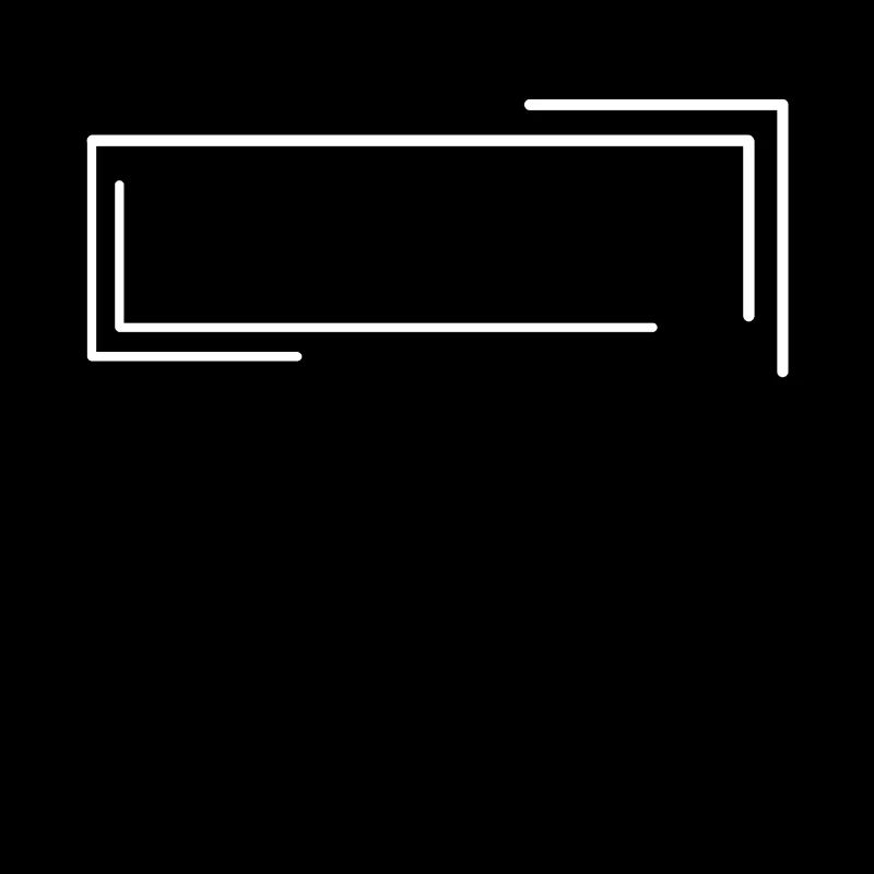 White box frame line line