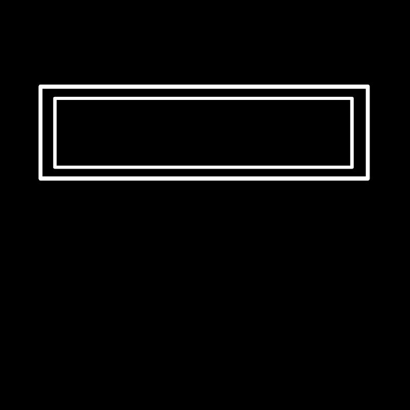 Cadre blanc avec 2 lignes de traits