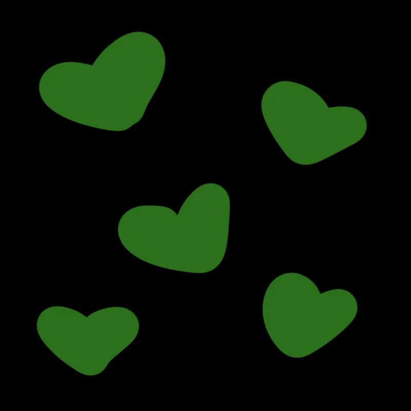 cœurs verts