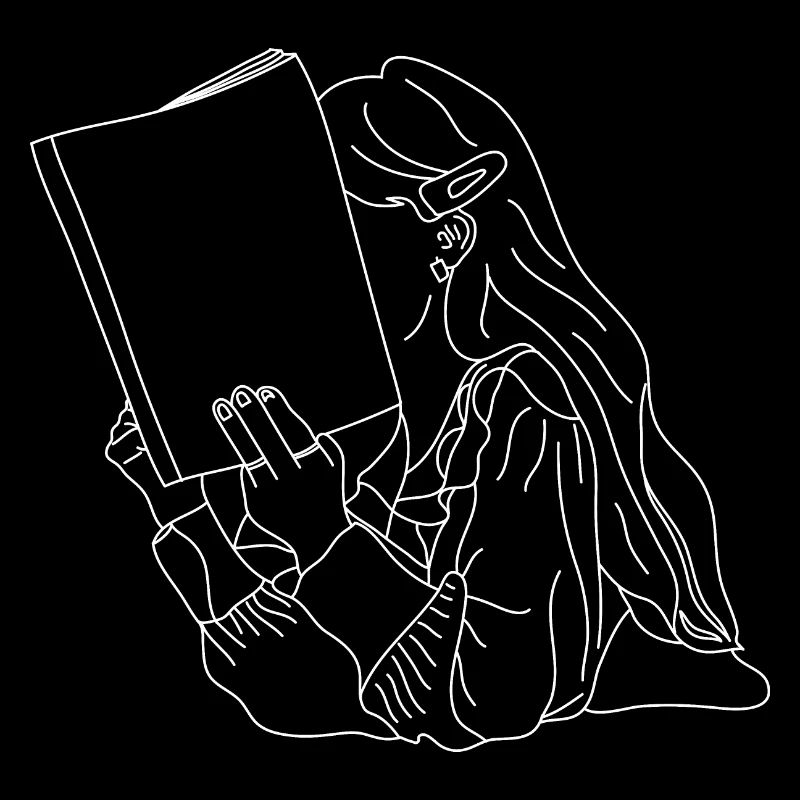girl reading book