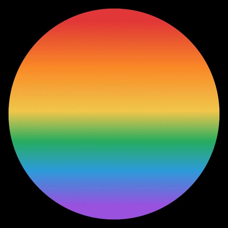 Cercle de dégradé arc-en-ciel