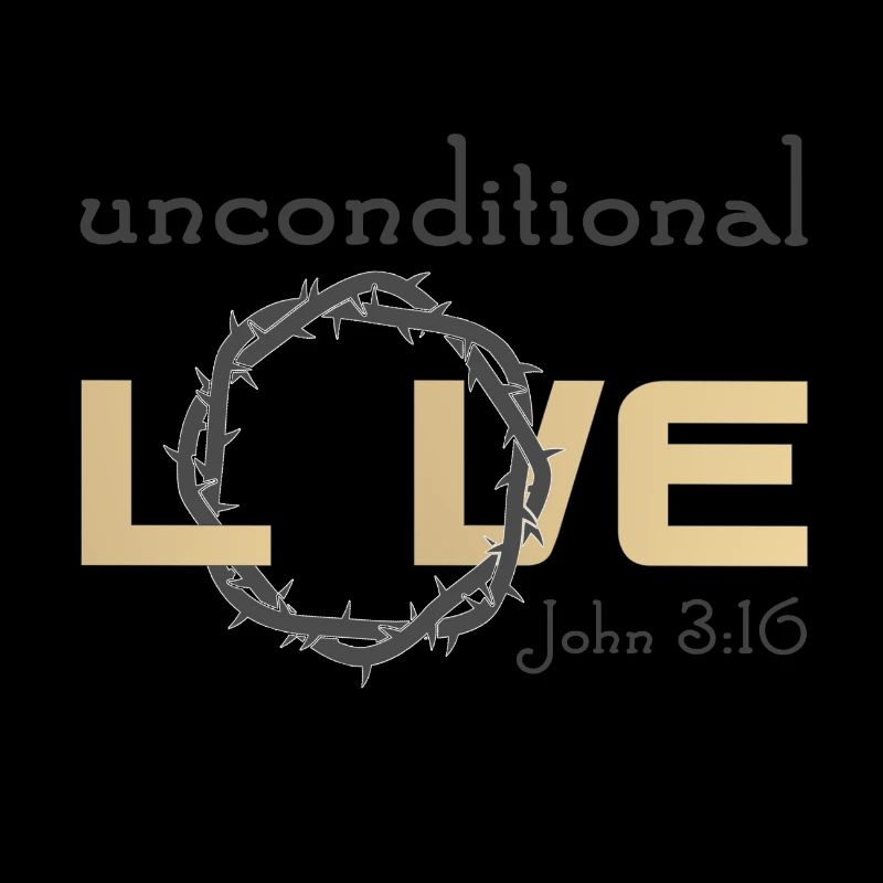 Christian Design Unconditional Love Bible Verse