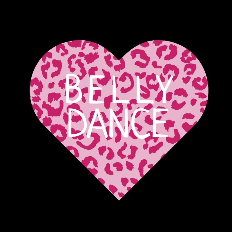 Belly Dance Lover leopard heart