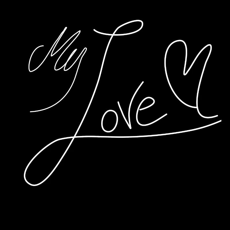 Mon amour l’écriture manuscrite