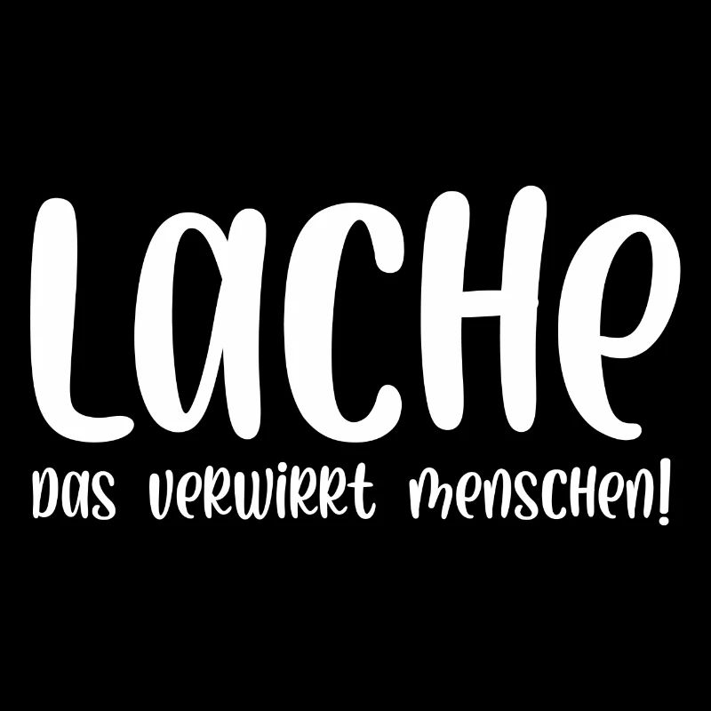 Lache das verwirrt Menschen