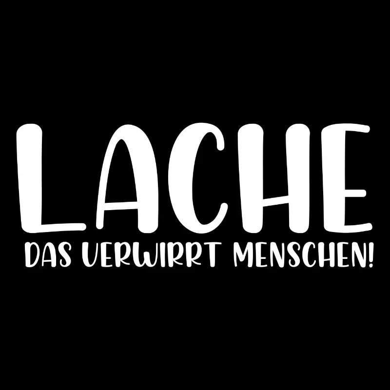 Lache das verwirrt Menschen