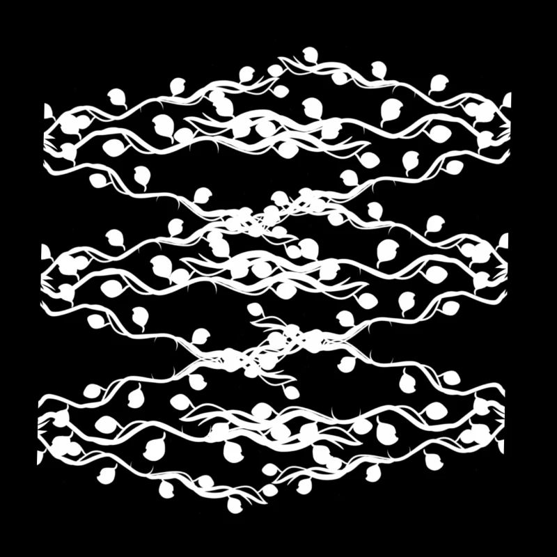 Symbole De feuilles abstraites de motif
