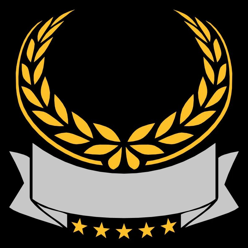 Bannière Laurel Wreath Stars Empty