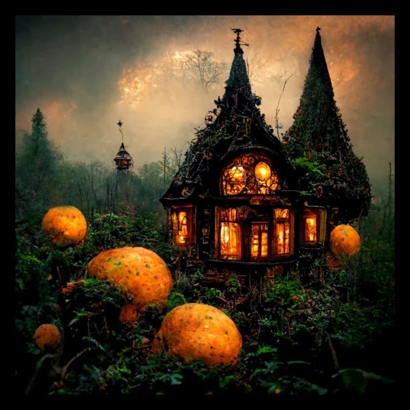 Maison d'halloween