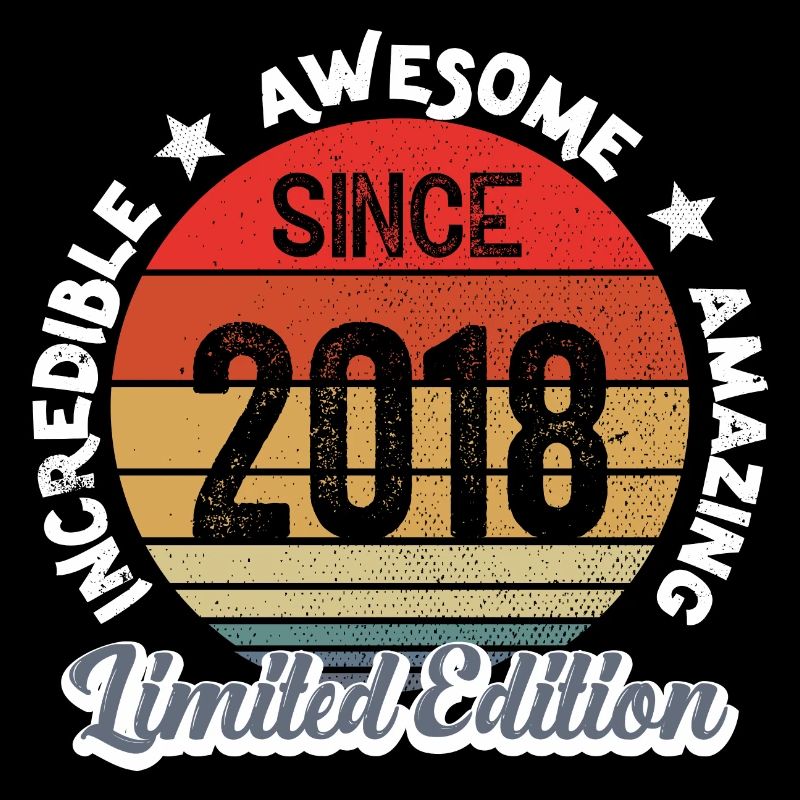 amazing since 2018- anniversaire