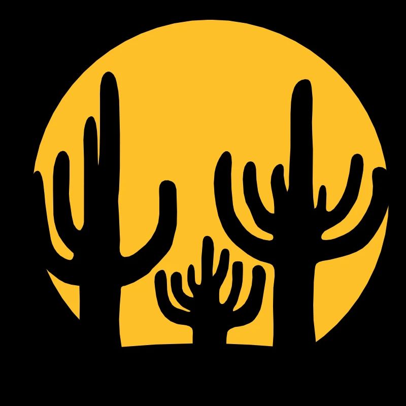 Silhouette Sun 3 Cacti