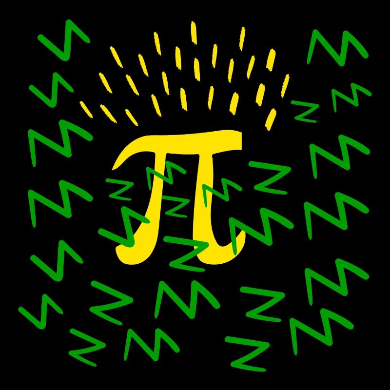 Pi Green and Yellow Flashes Maths Engineer Science