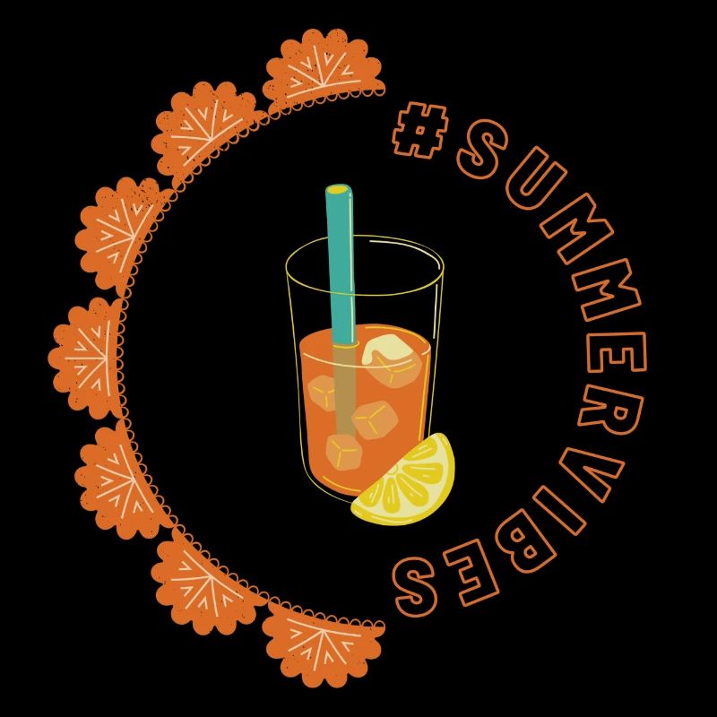 Summer vibes - Pfirsich Design