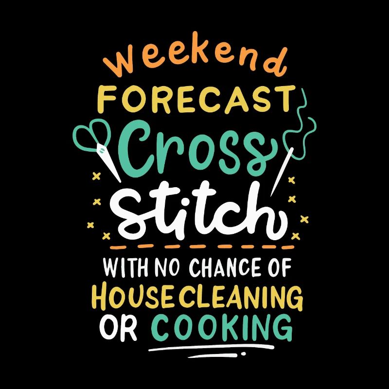 Weekend Forecast Cross Stitch