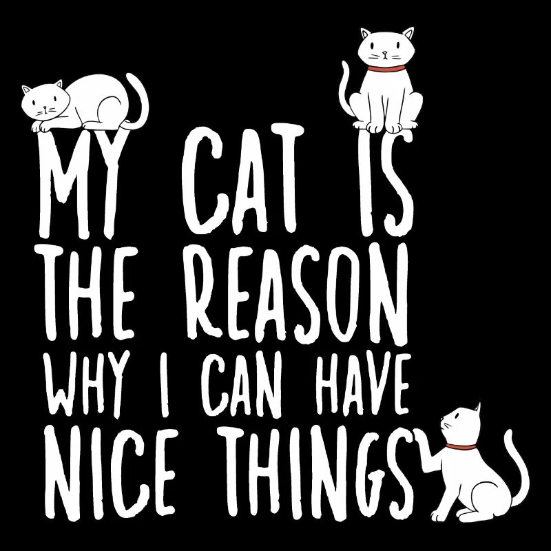 Propriétaire de chat Motif Cats Fan Propriétaire de chat