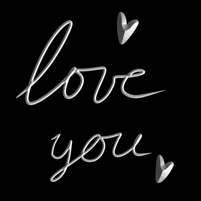 liebe dich text grau herzen