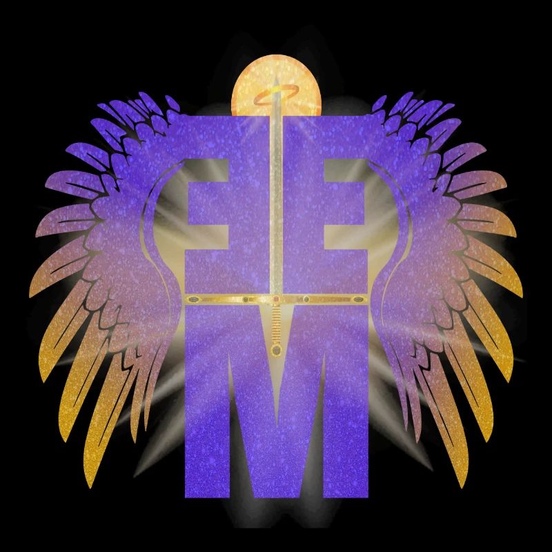 EEM = Archange Michel avec épée et ailes