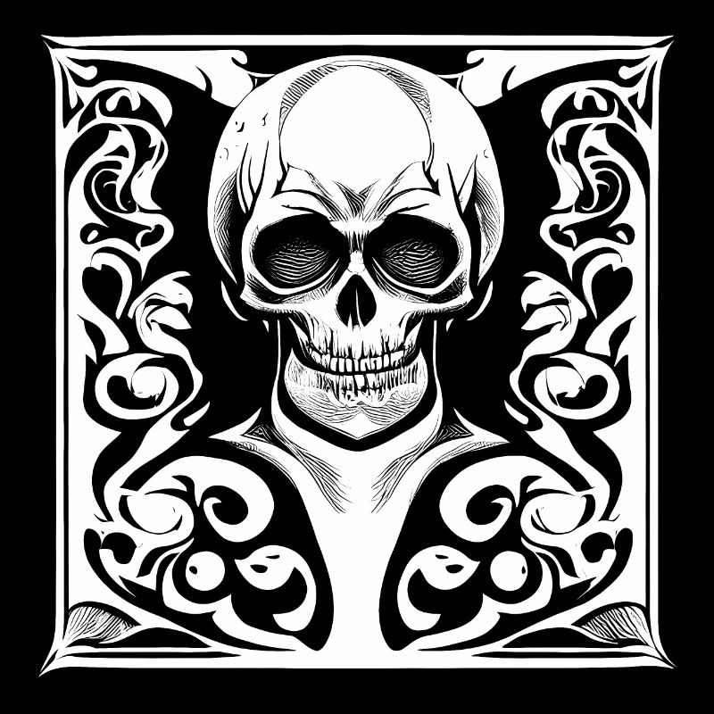 Halloween or horror skull