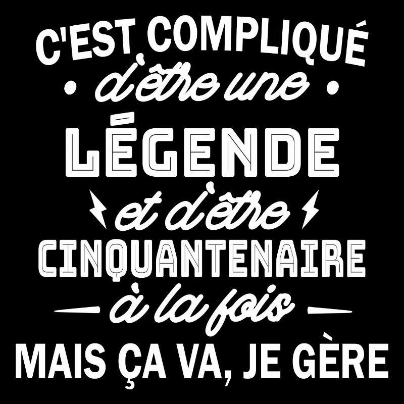 légende et cinquantenaire / anniversaire 50 ans