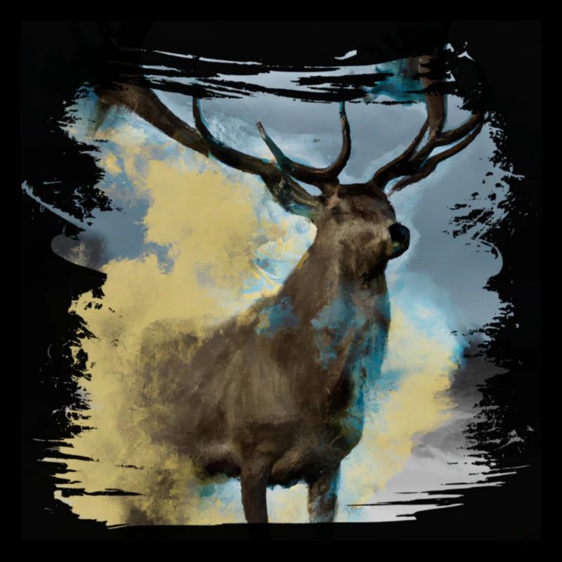 Abstrakter Hirsch