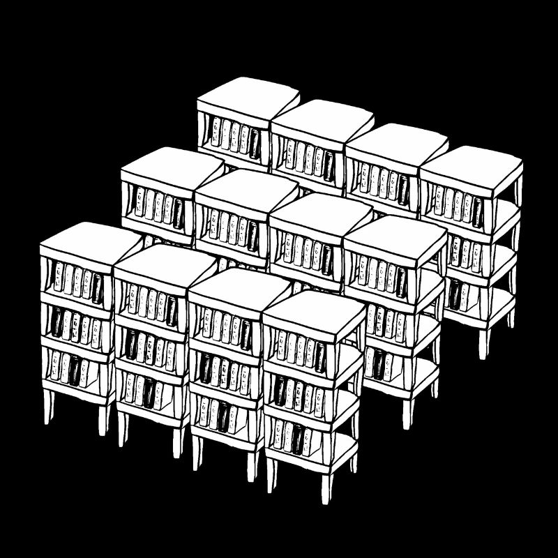 Bookshelves read book