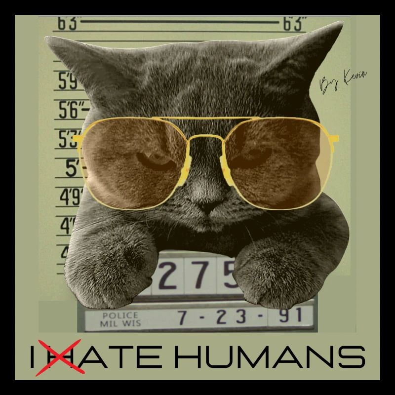 Angry cat Jeffrey Dahmer