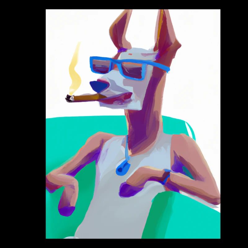 smoking Dog