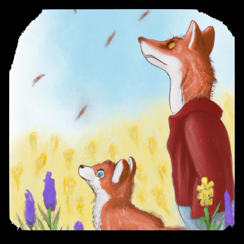 Father Fox and son Fox