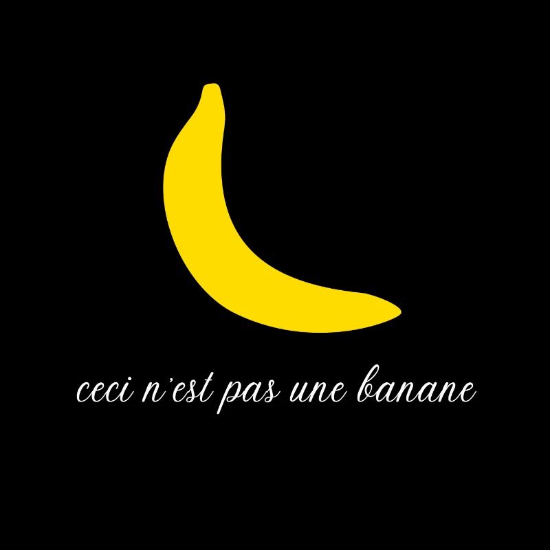 Ceci n'est pas une banane - humour
