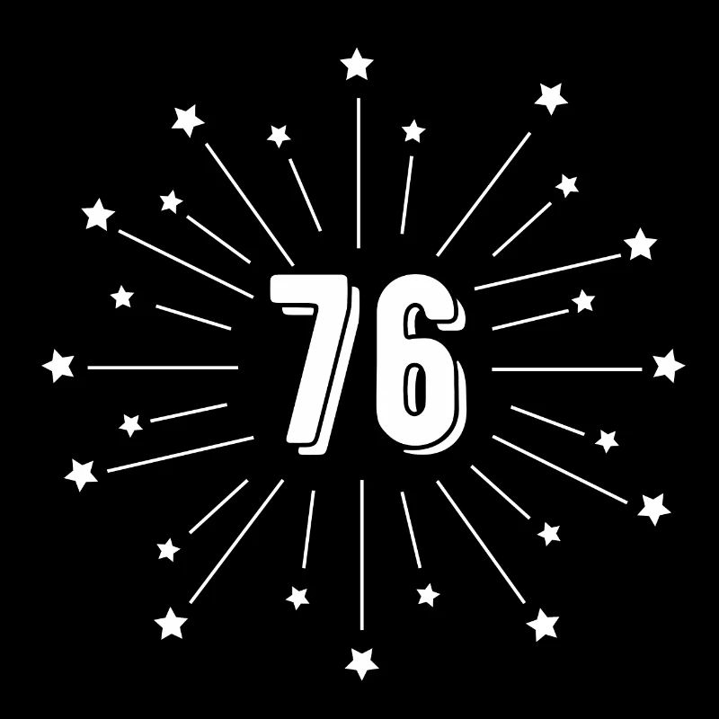76. Sternjubiläum - Geschenk 76 Jahre