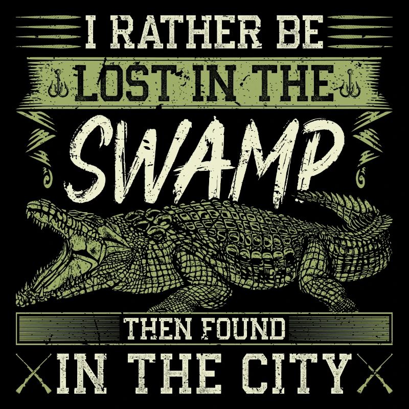 Alligator Hunter, Rather Be Lost In Swamp, Gator