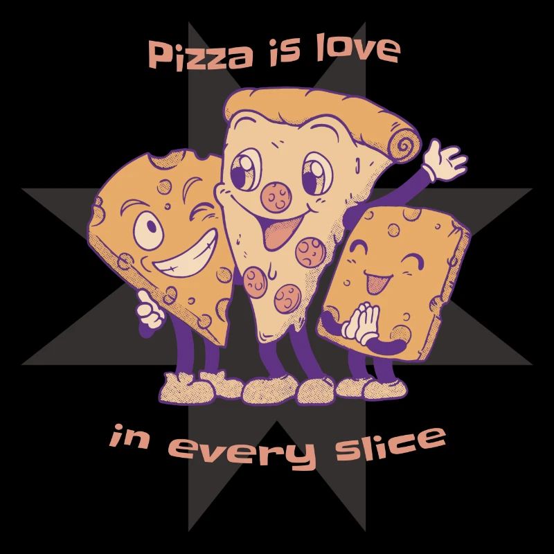 Pizza Is Love In Every Slice Cute Cheese Pizza