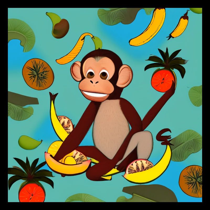 Fruit Frenzy Monkey