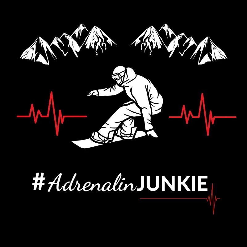 Great design for snowboarders and adrenaline junkies