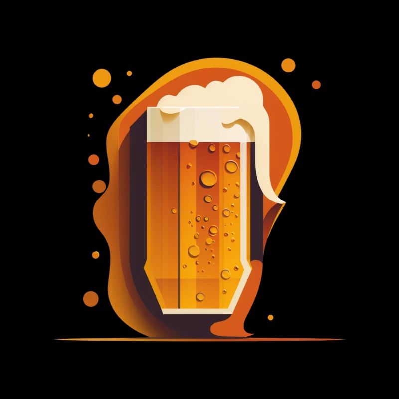 Cool craft beer motif