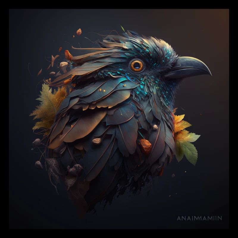 Ein mystischer Vogel