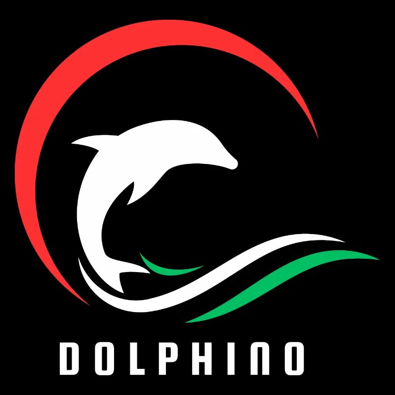 Dolphin, Logo Design, Funny