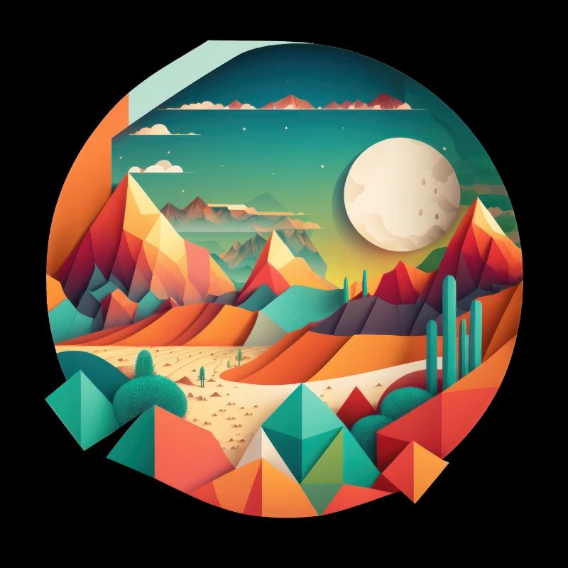 Paysage géométrique