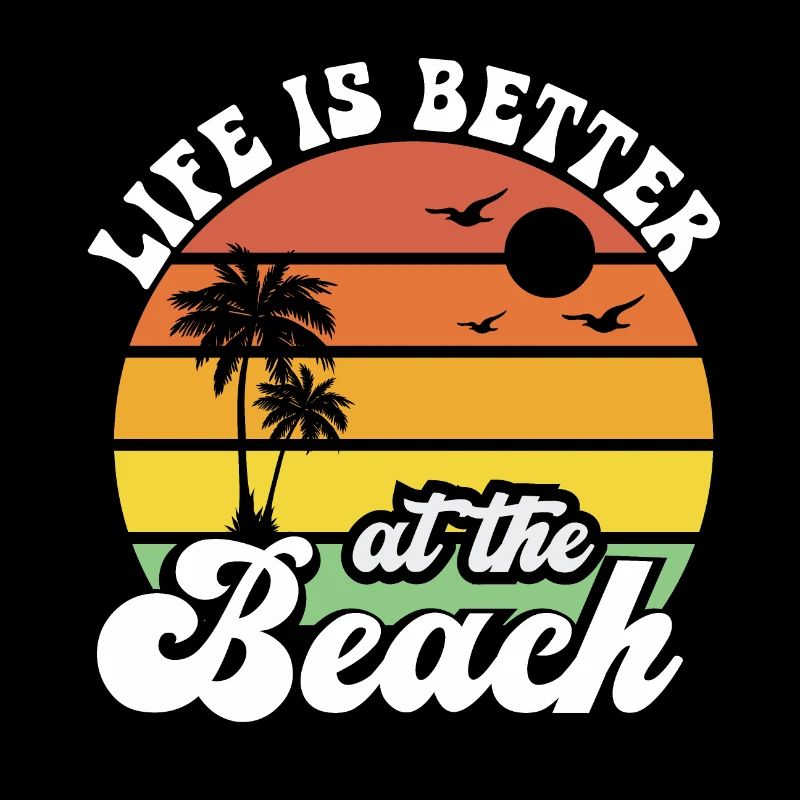 La vie est meilleure à la plage!
