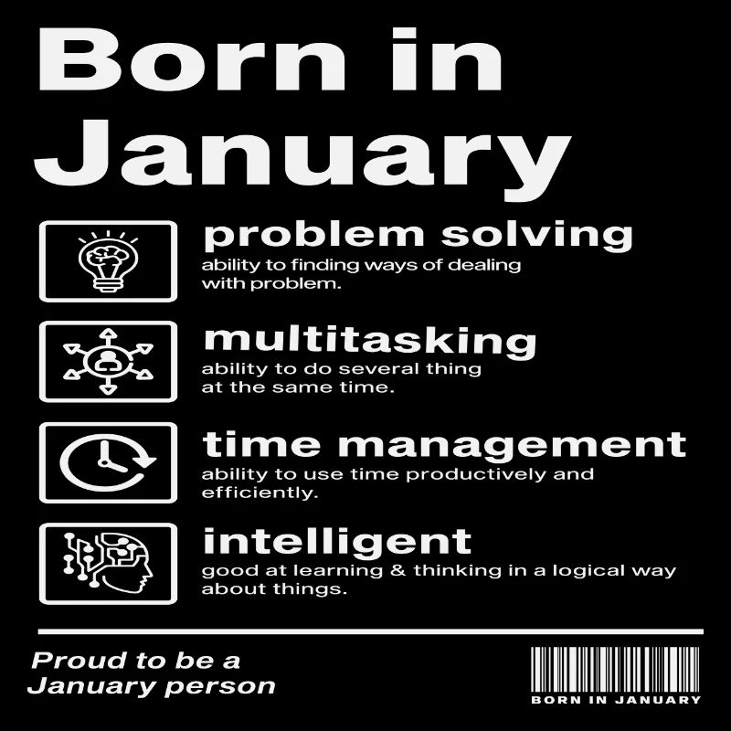 Né en janvier