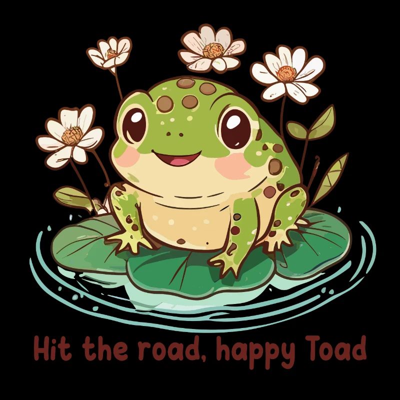 Hit the road, happy Toad