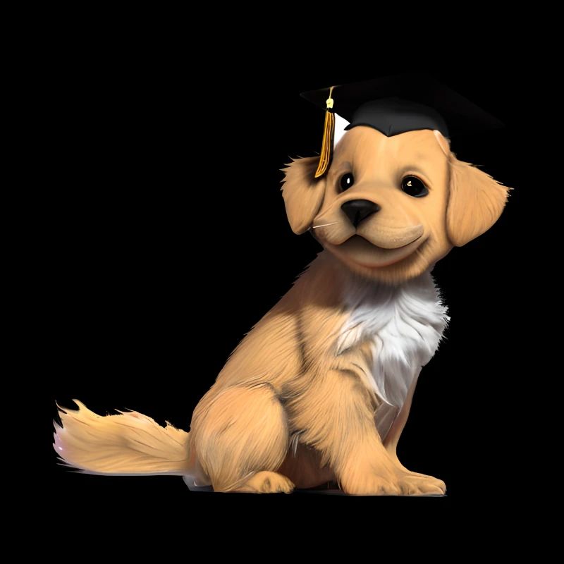 Bachelor Labrador Graduation Study Dogs