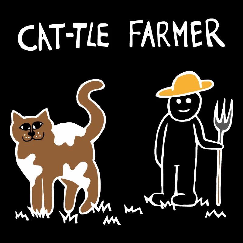 Cattle Cat Farmer (Weiß)