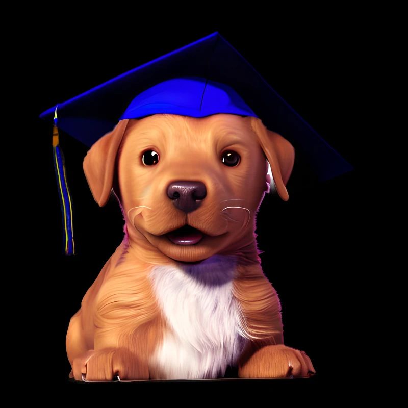 Bachelor Labrador Study Dogs Graduation