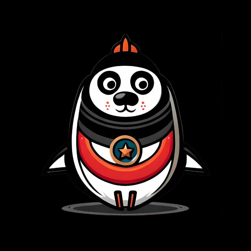 Chat - Chien dans une fusée pour l"espace