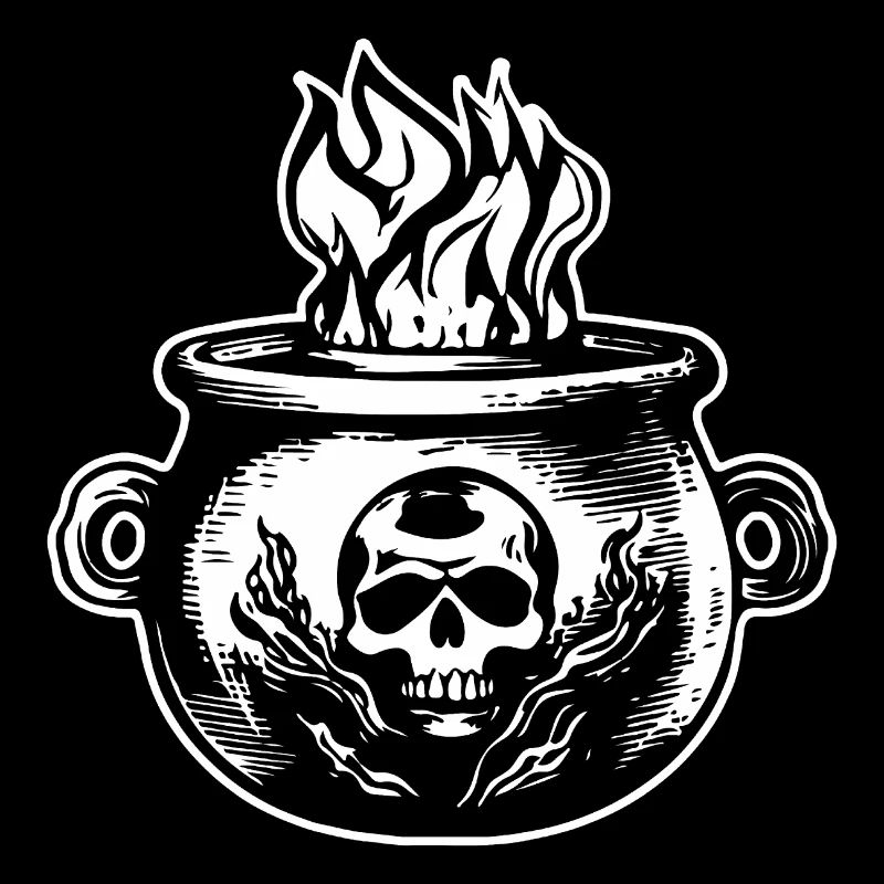 Cauldron Magical Witch Halloween