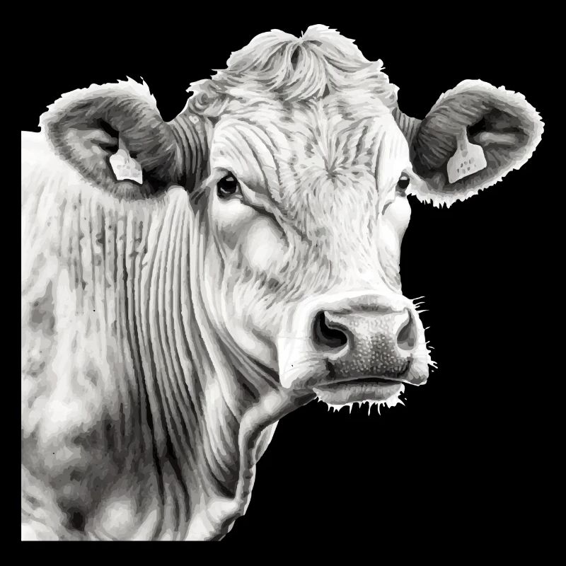 Die Kuh im Bleistift Nr. 3